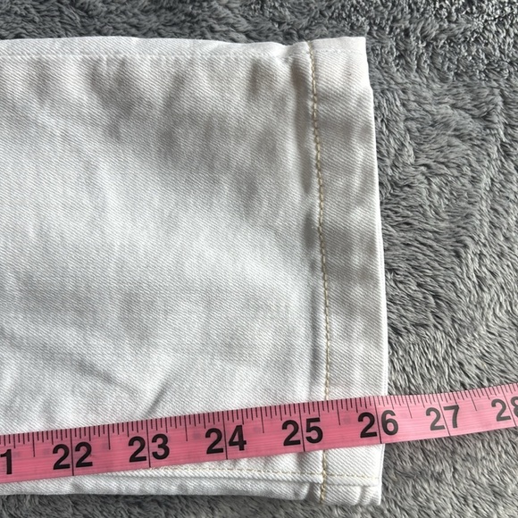 Pilcro & The Letterpress Fit SJEJ Jeans in White Size 26 EUC - Picture 7 of 9